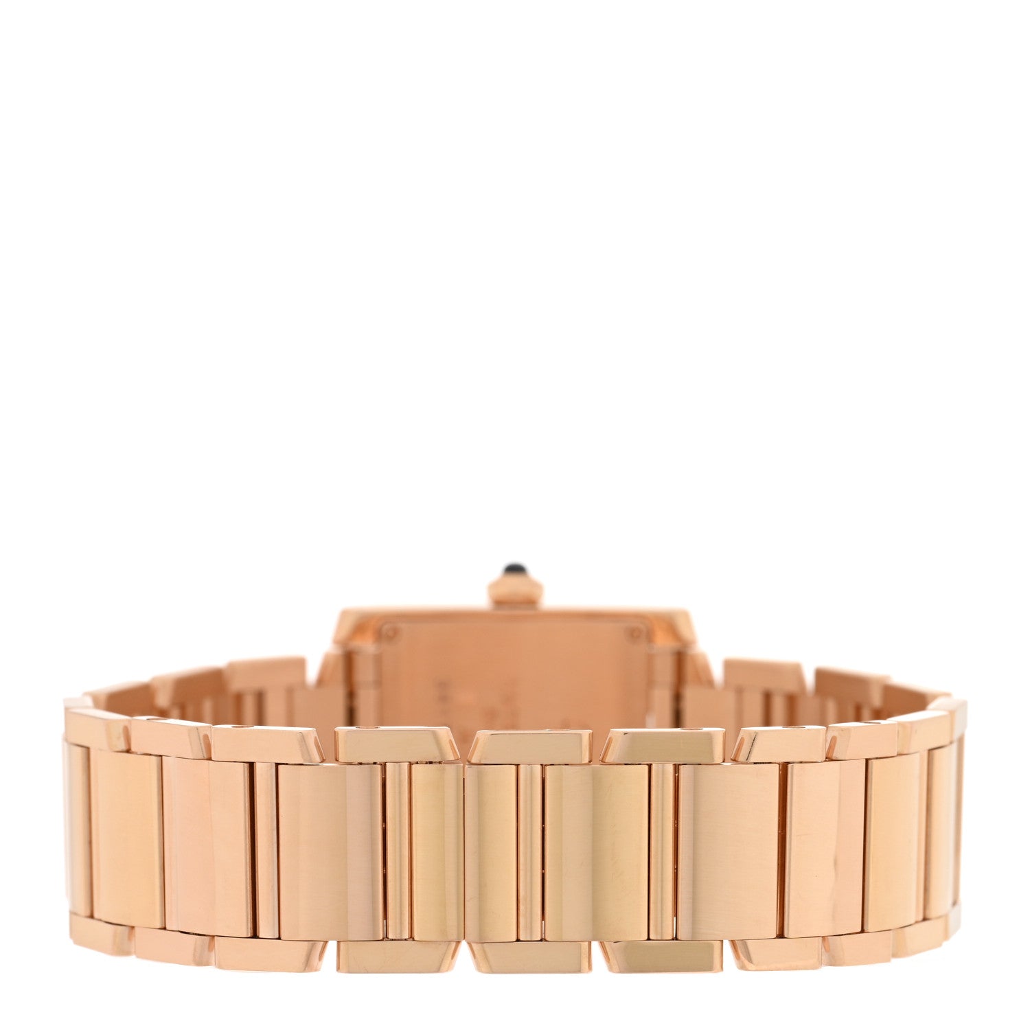 Cartier 18K Pink Gold 25mm Tank Francaise Quartz Watch 3 of 5