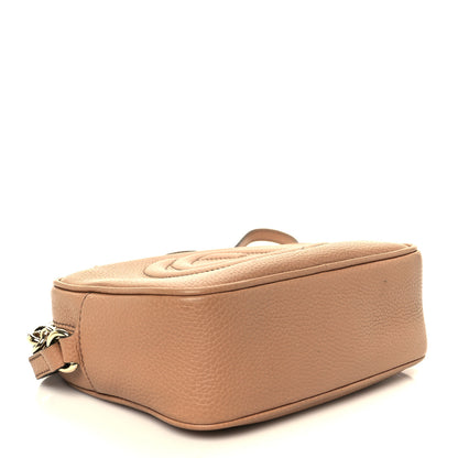 Gucci Pebbled Calfskin Small Soho Disco Bag Camelia 4 of 12