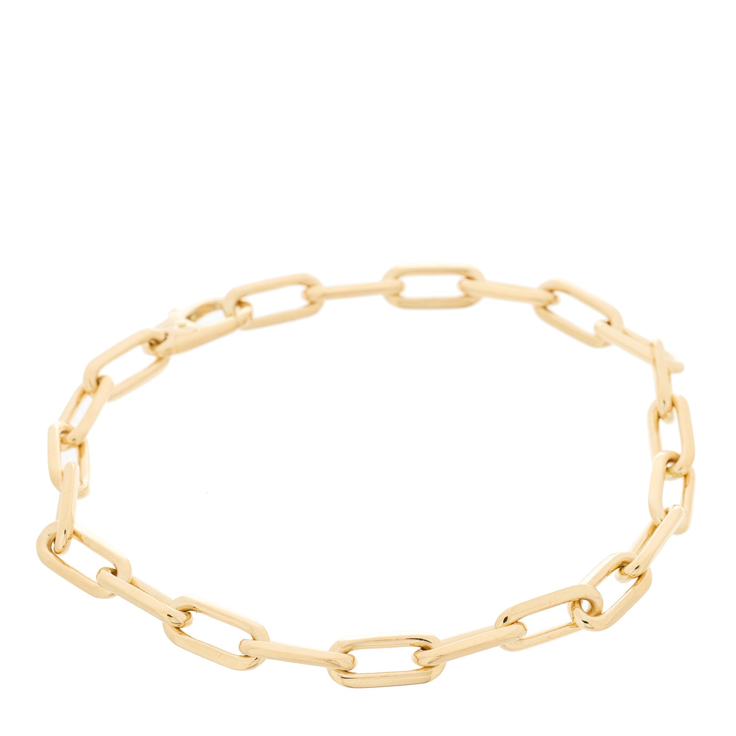 Cartier 18K Yellow Gold Santos de Cartier Link Chain Bracelet 1 of 4