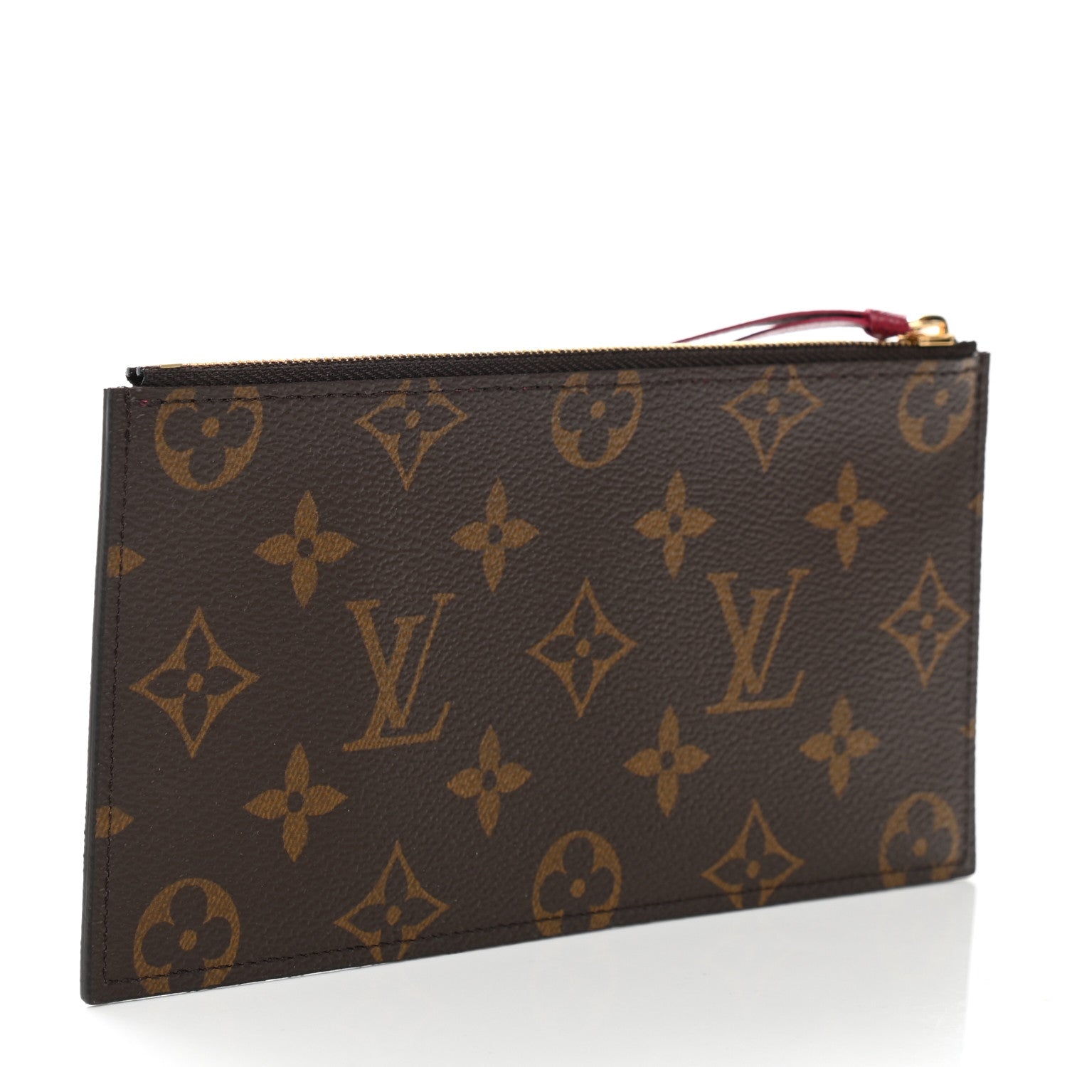 Louis Vuitton Monogram Felicie Chain Wallet Zippered Insert Fuchsia 3 of 6