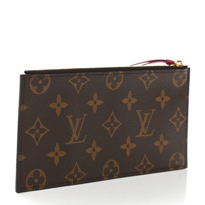Louis Vuitton Monogram Felicie Chain Wallet Zippered Insert Fuchsia 3 of 6