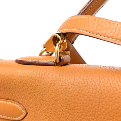 Hermes Fjord Kelly Retourne 35 Natural Sable 19 of 19