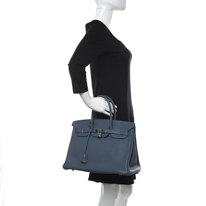 Hermes Fjord Birkin 35 Bleu Tempete 2 of 20