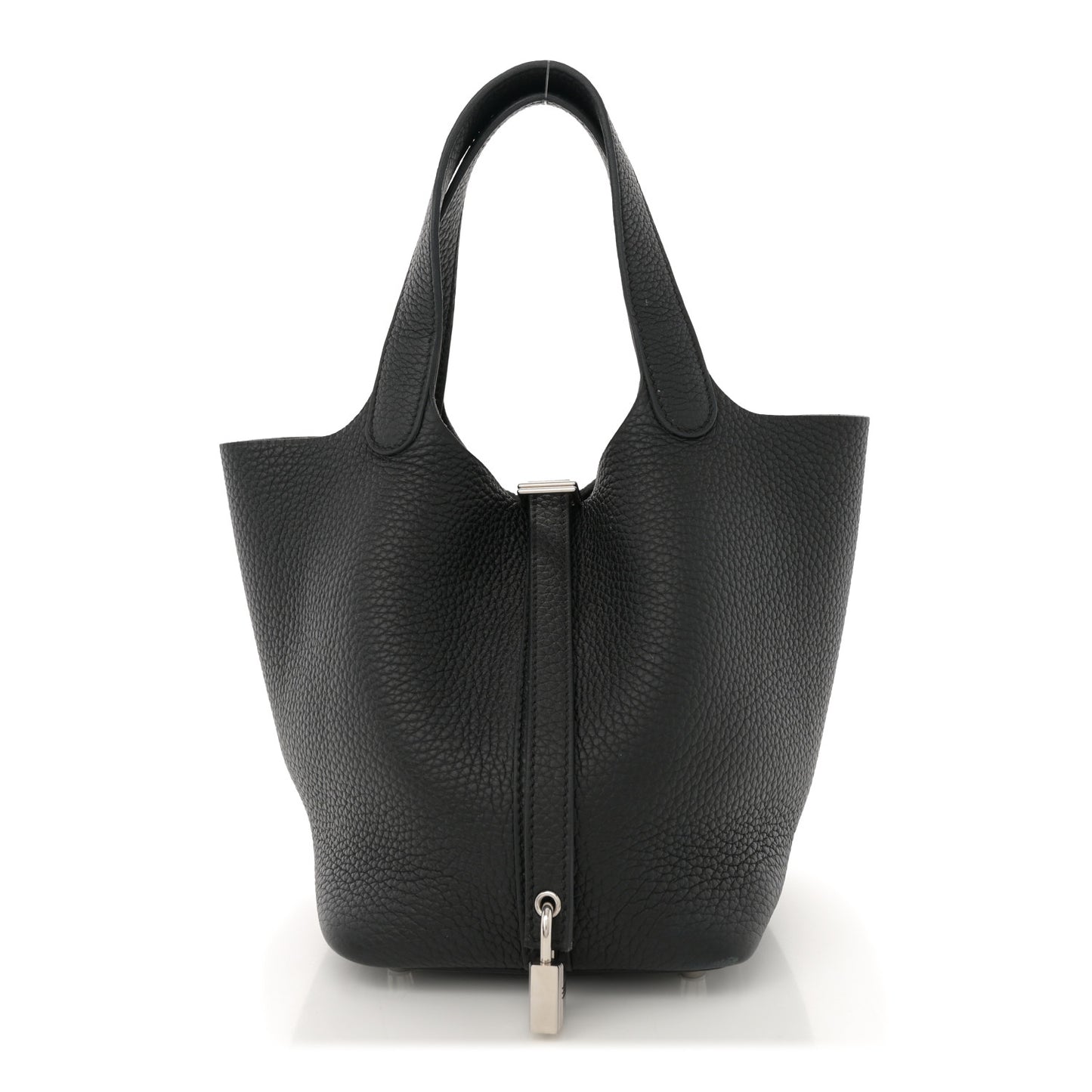 Taurillon Clemence Picotin Lock 18 PM Black