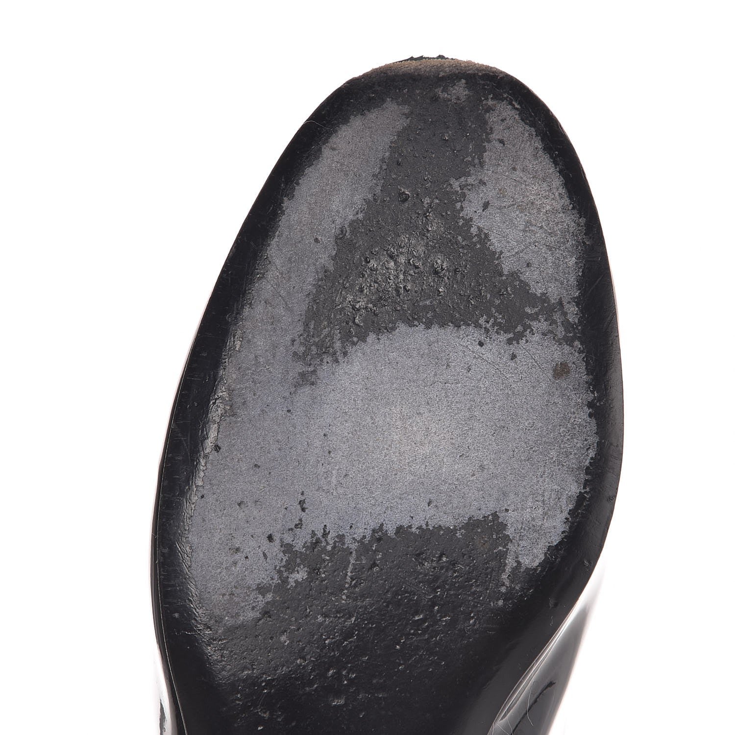 Chanel Patent Calfskin Pearl CC Loafers 36.5 Black 11 of 14
