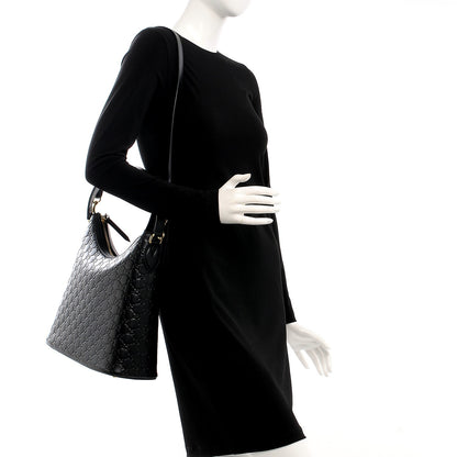 Gucci Guccissima Linea A Hobo Black 2 of 8