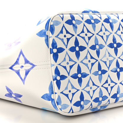 Louis Vuitton Monogram Giant By The Pool 2.0 Neverfull MM Blue 8 of 9