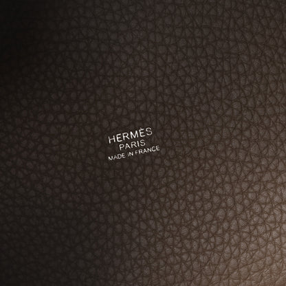 Hermes Taurillon Clemence Picotin Lock 18 PM Etoupe 6 of 9