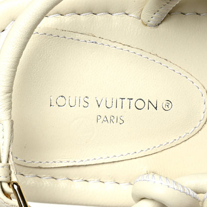 Louis Vuitton Lambskin Nova Flat Sandals 36 White 6 of 7