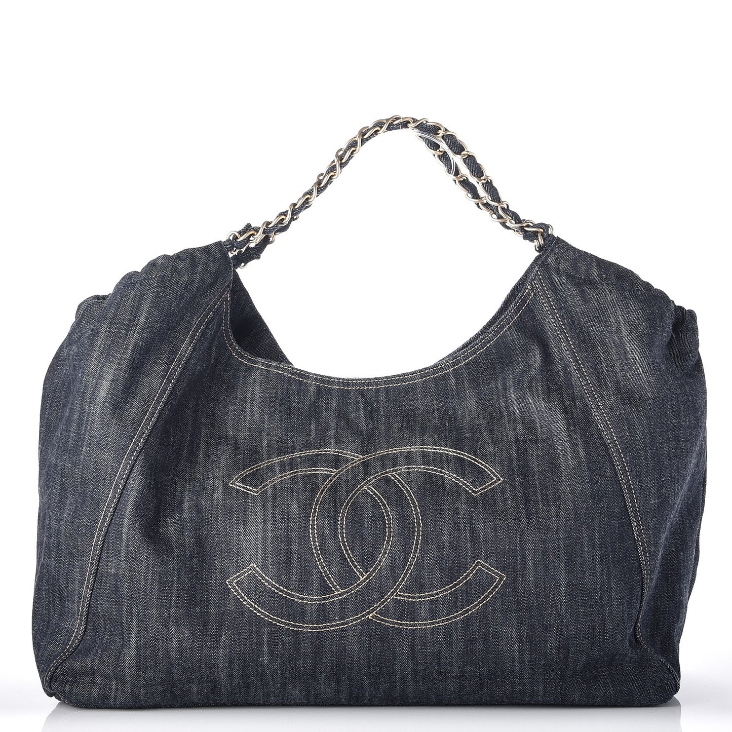 Denim XL Coco Cabas Tote Blue