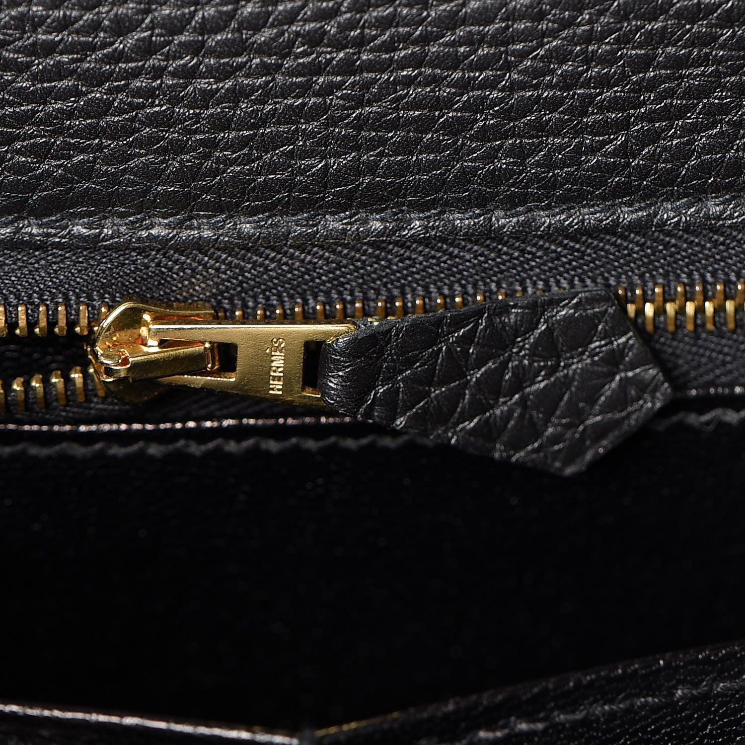 Hermes Togo Kelly Retourne 28 Black 27 of 43