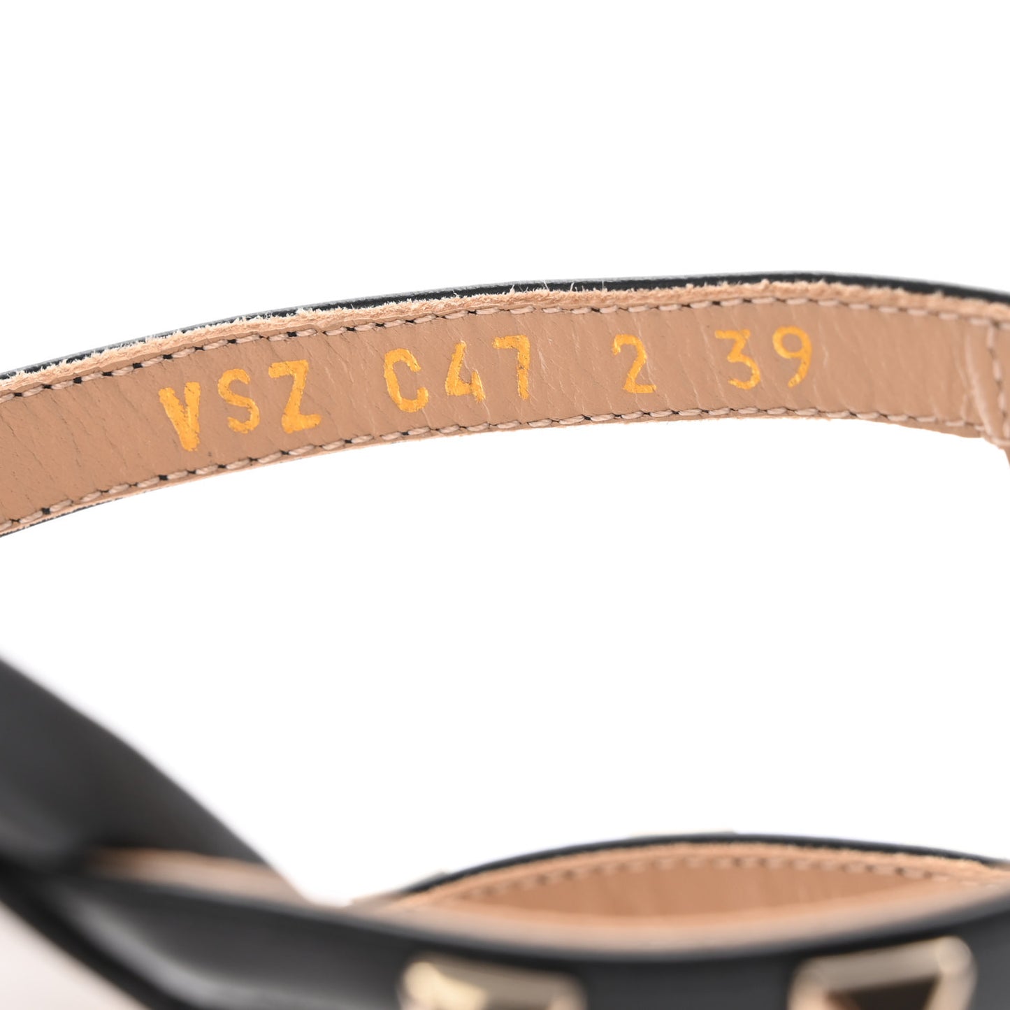 Calfskin Rockstud 60mm Caged Slide Sandals 39 Black