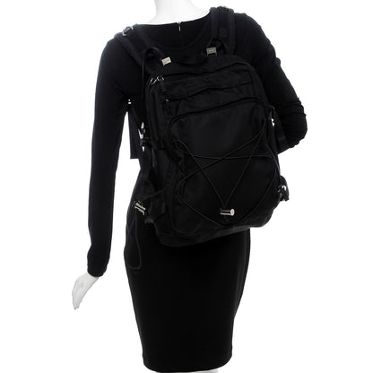 Prada Nylon Montagna Compression Backpack Black 2 of 9