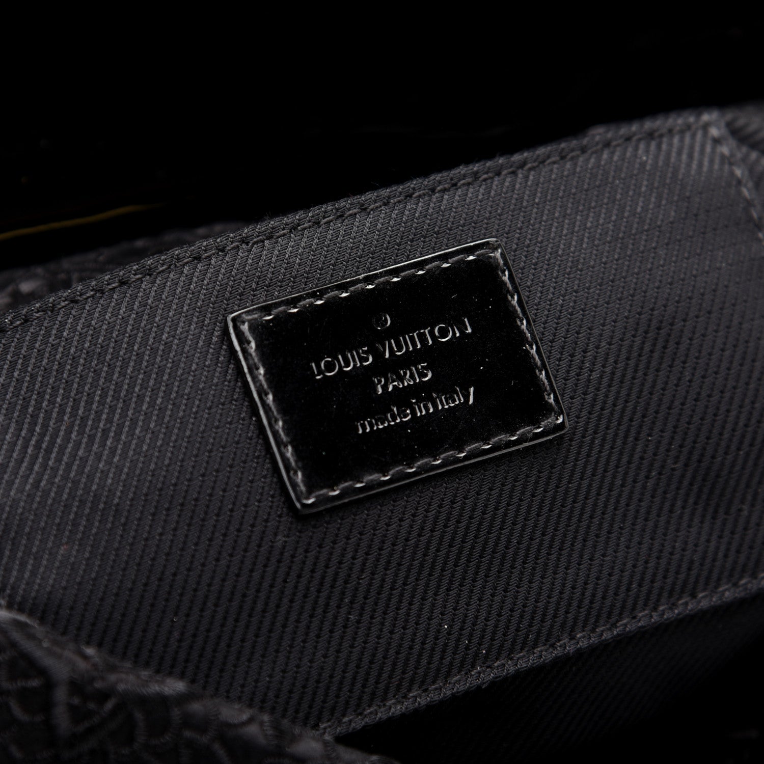 Louis Vuitton Satin Dentelle Pochette Black 8 of 10