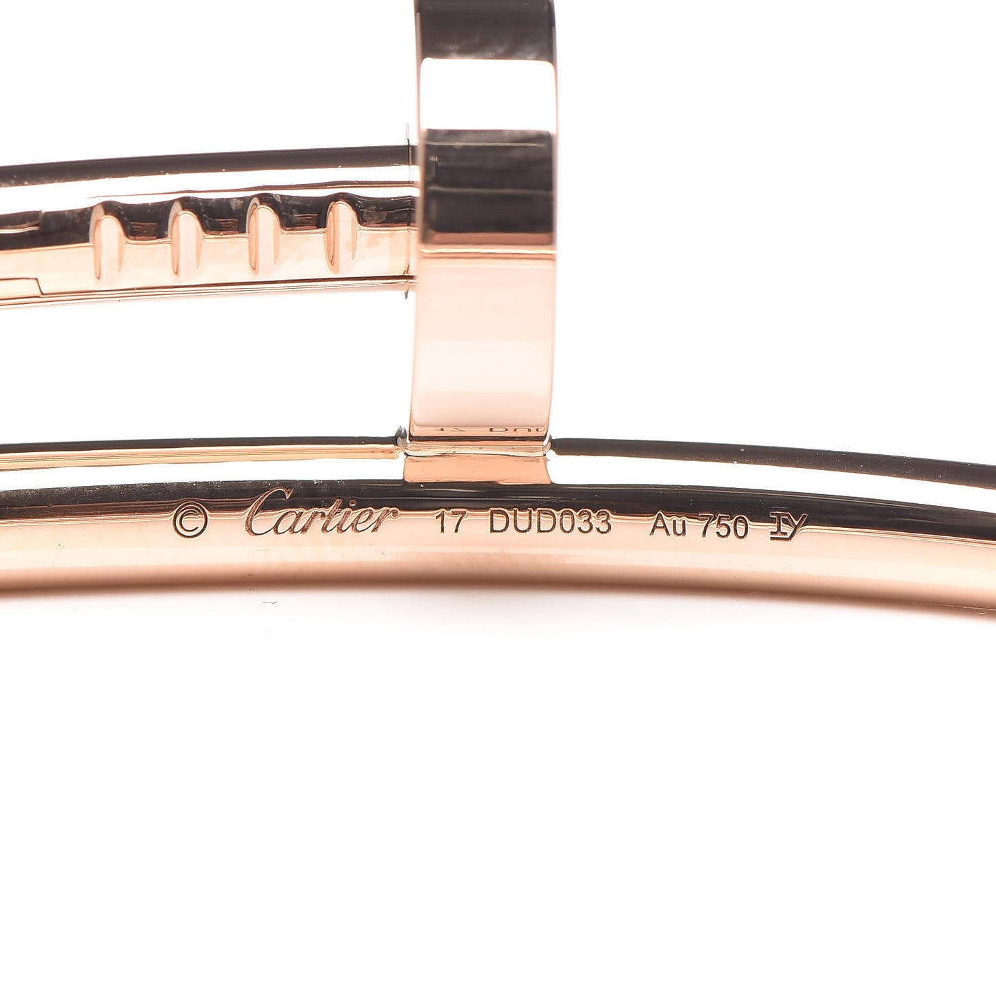 18K Pink Gold Juste Un Clou Bracelet 17