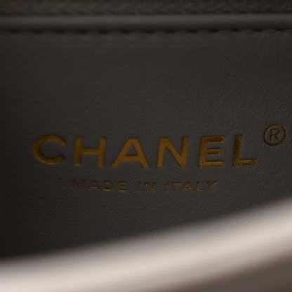 Chanel Lambskin Quilted Small Trendy CC Flap Dual Handle Bag Light Grey 6 of 14