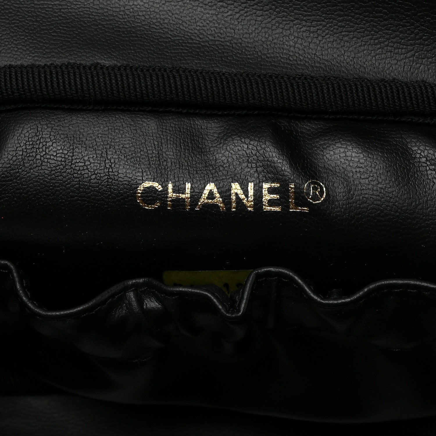 Chanel Lambskin Vanity Cosmetic Case Black 5 of 6