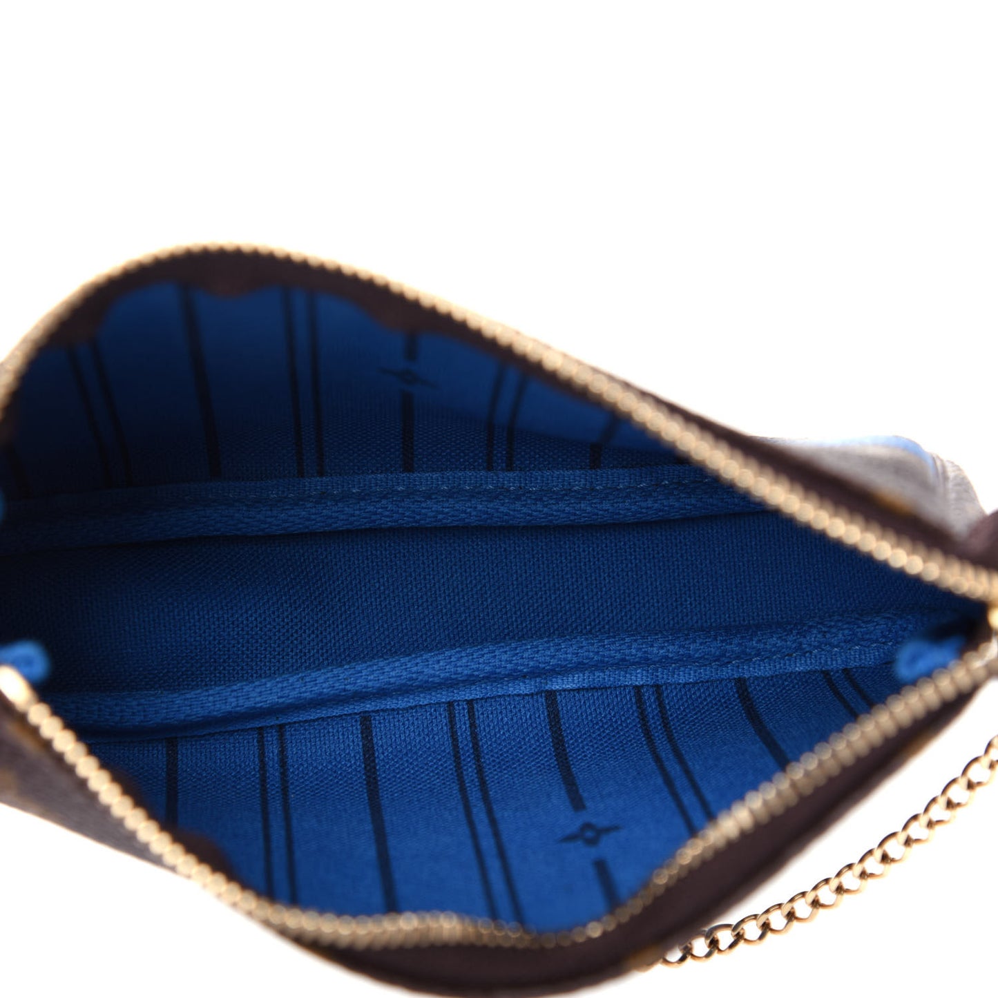 Monogram My LV Heritage Mini Pochette Accessories Black Bleu Clair