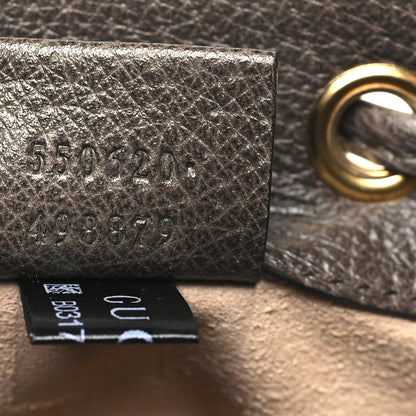 Gucci GG Supreme Monogram Web Mini Ophidia Bucket Bag Brown 7 of 10