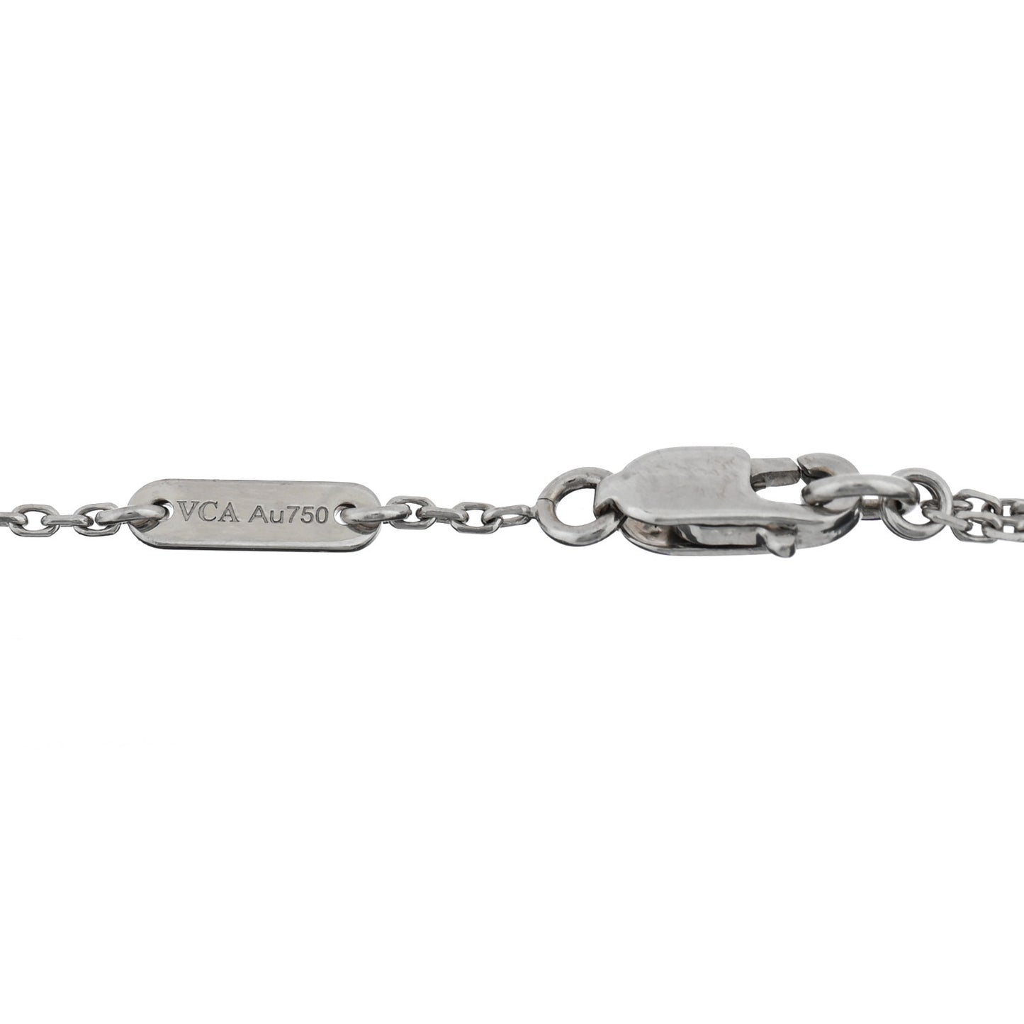 18K White Gold Turquoise Sweet Alhambra Butterfly Bracelet