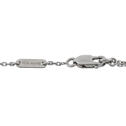 Van Cleef & Arpels 18K White Gold Turquoise Sweet Alhambra Butterfly Bracelet 3 of 3