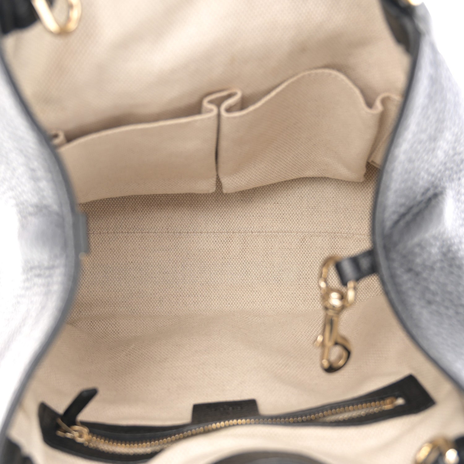 Gucci Pebbled Calfskin Small Soho Shoulder Bag Black 5 of 10