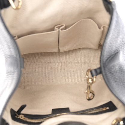 Gucci Pebbled Calfskin Small Soho Shoulder Bag Black 5 of 10