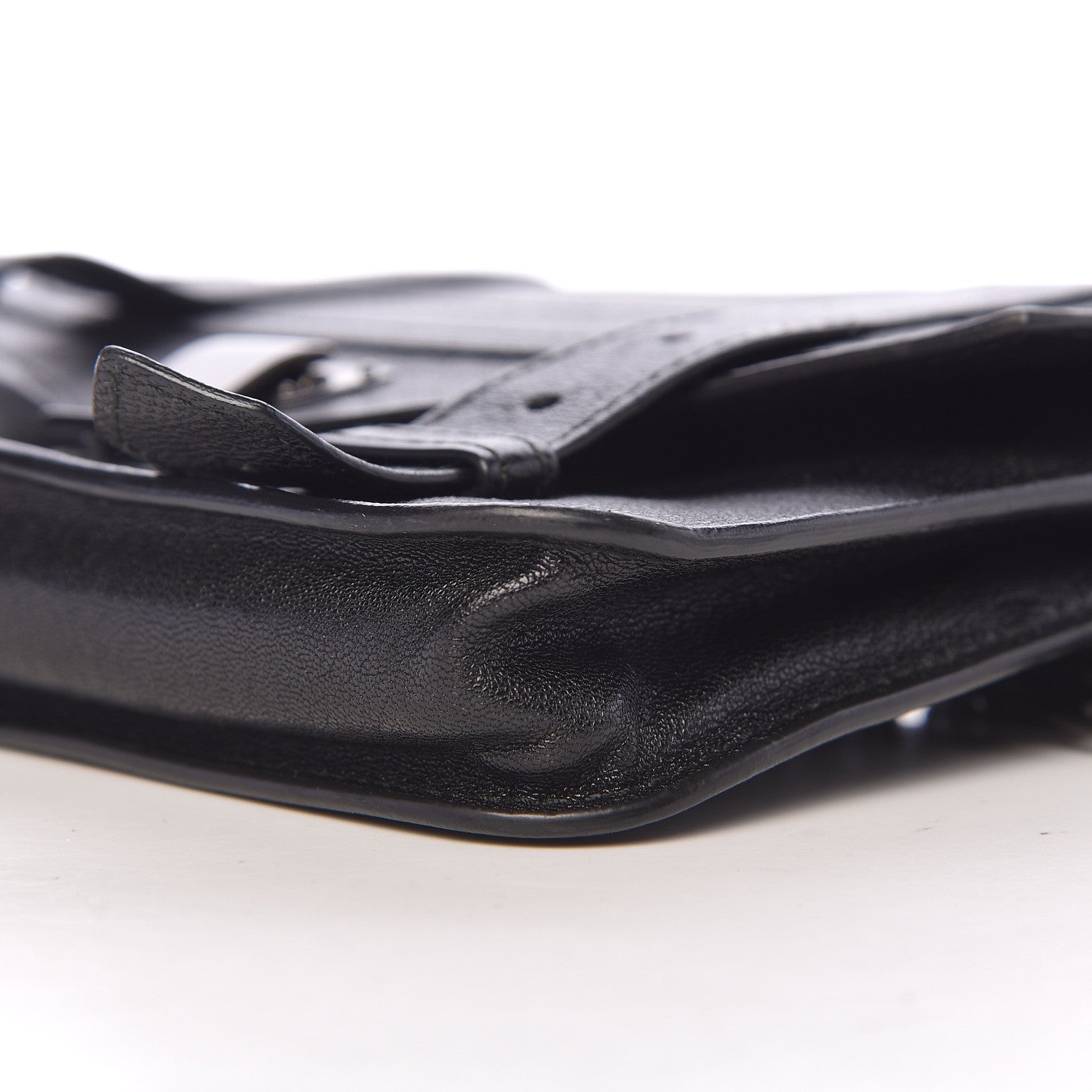 Proenza Schouler Lambskin PS1 Large Chain Wallet Black 9 of 11