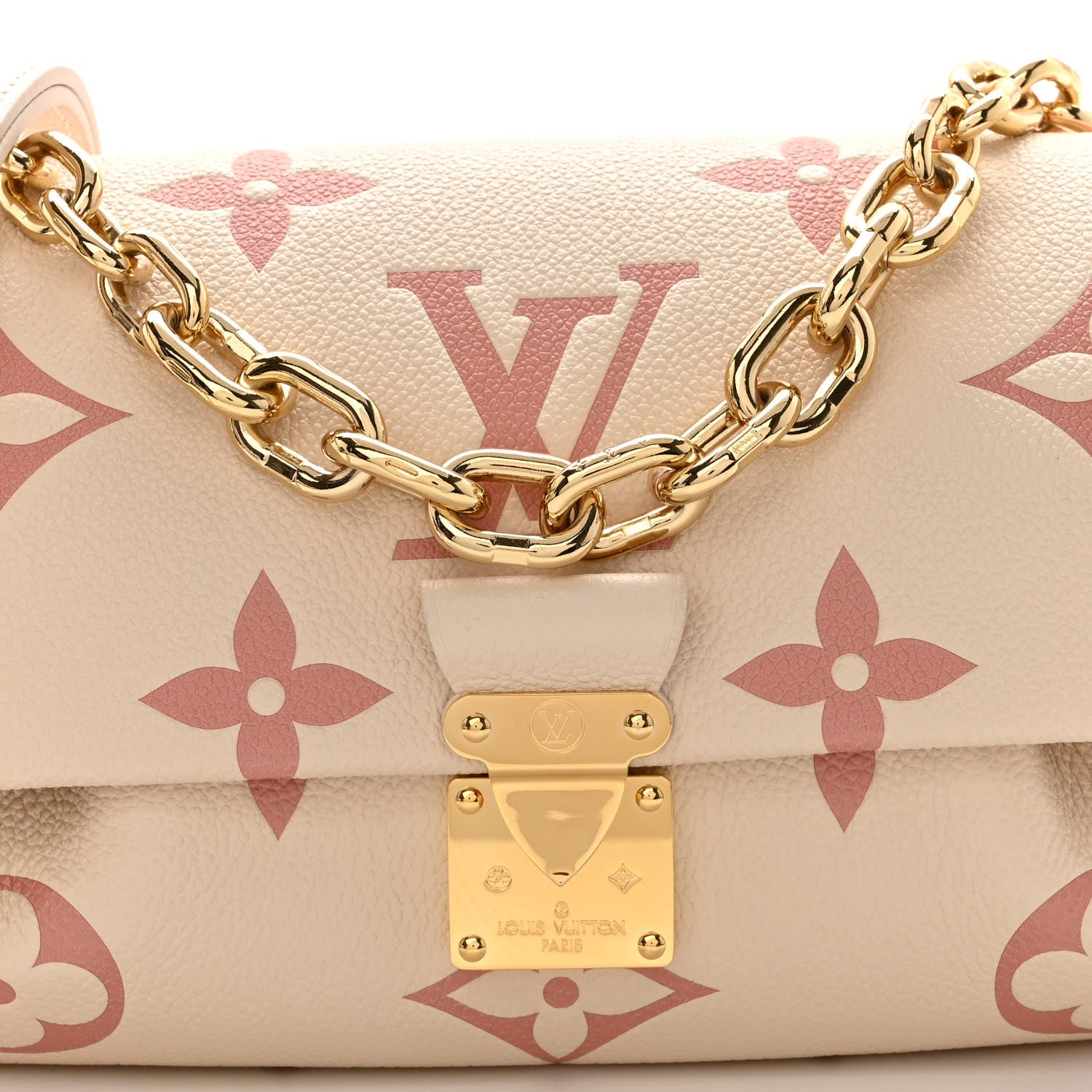 Louis Vuitton Empreinte Monogram Giant Favorite Creme Rose Trianon 6 of 9