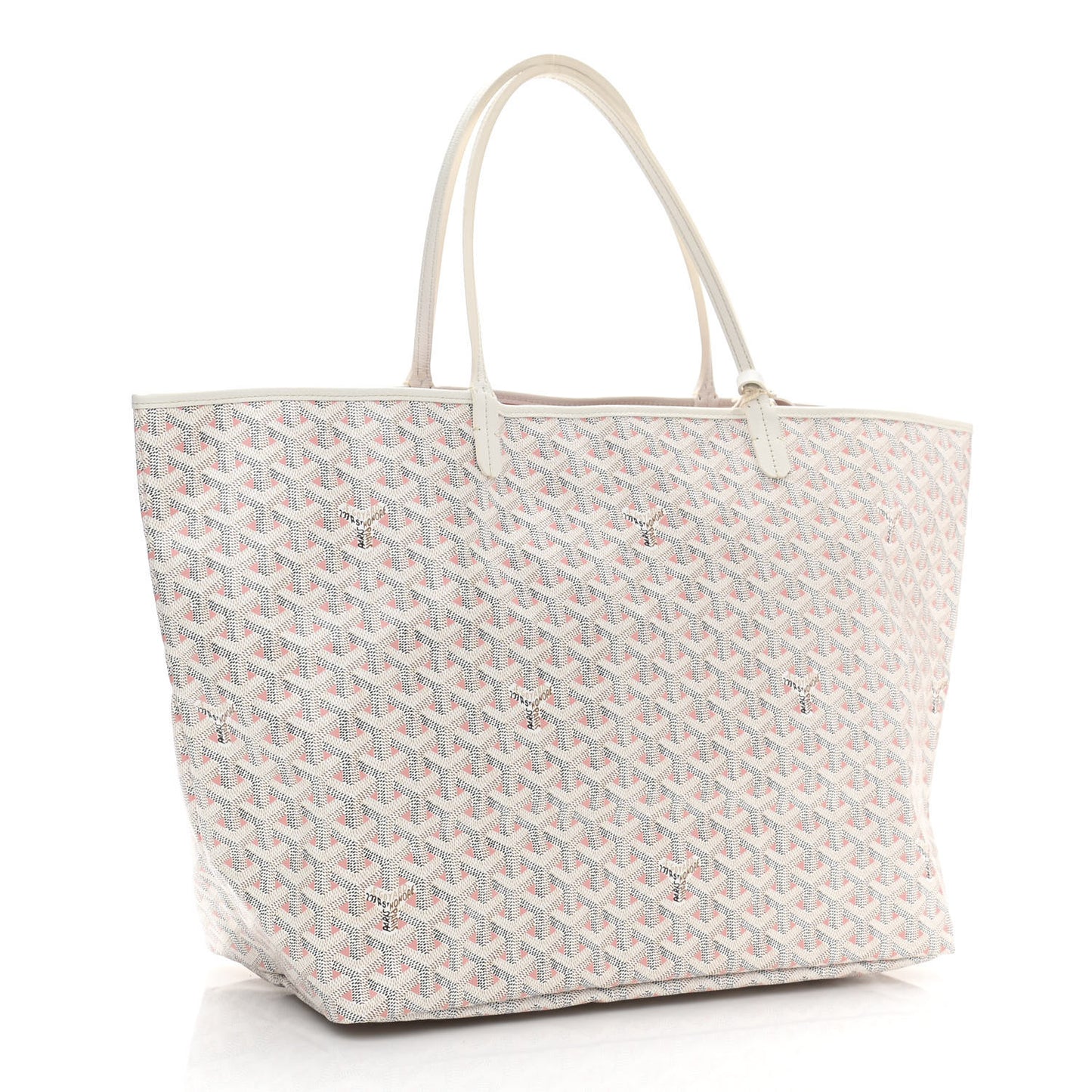 Goyardine Saint Louis Claire Voie GM White Pink