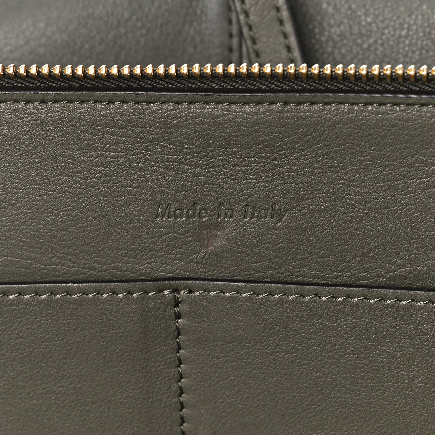 Supple Natural Calfskin Medium Tri-Fold Bag Stone