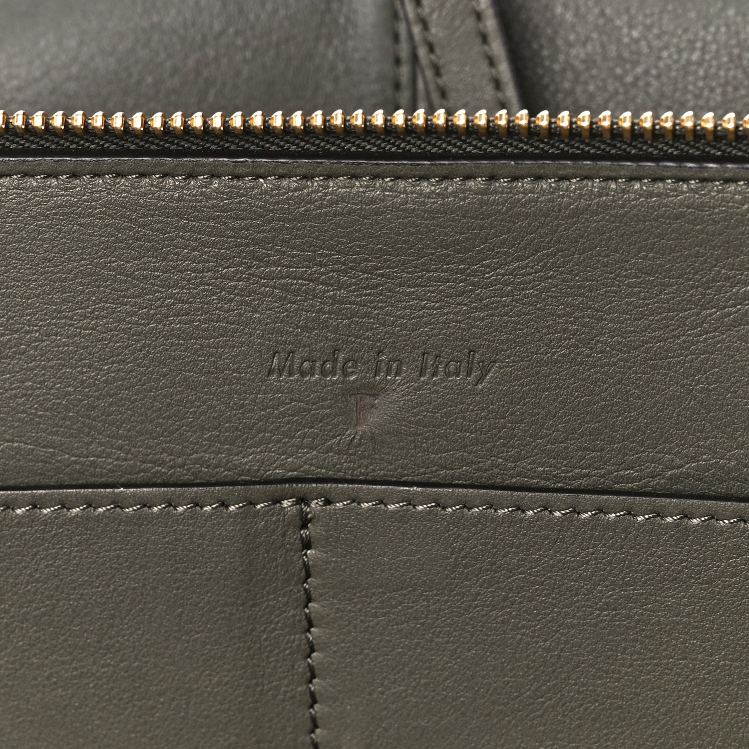 Celine Supple Natural Calfskin Medium Tri-Fold Bag Stone 6 of 13