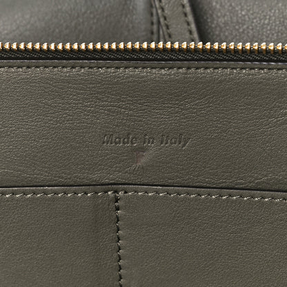 Celine Supple Natural Calfskin Medium Tri-Fold Bag Stone 6 of 13