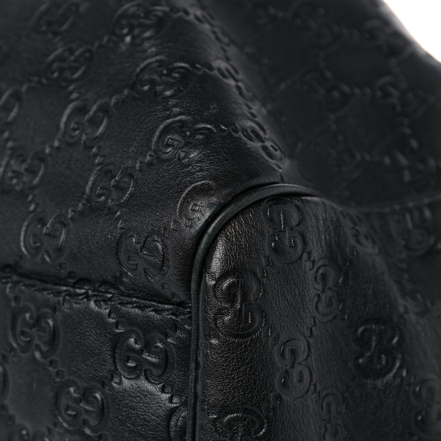 Guccissima Large Sukey Tote Black