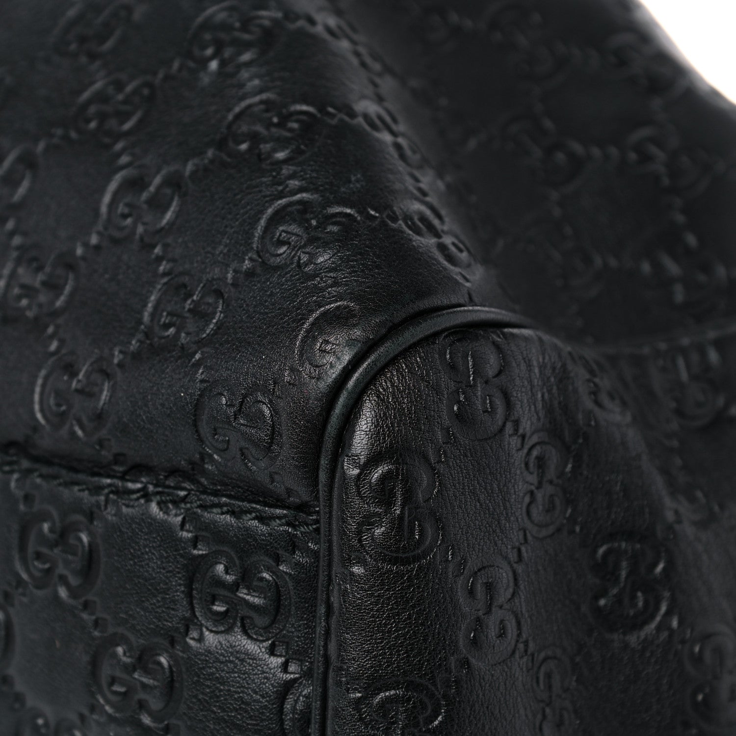 Gucci Guccissima Large Sukey Tote Black 9 of 13