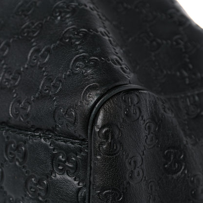 Gucci Guccissima Large Sukey Tote Black 9 of 13