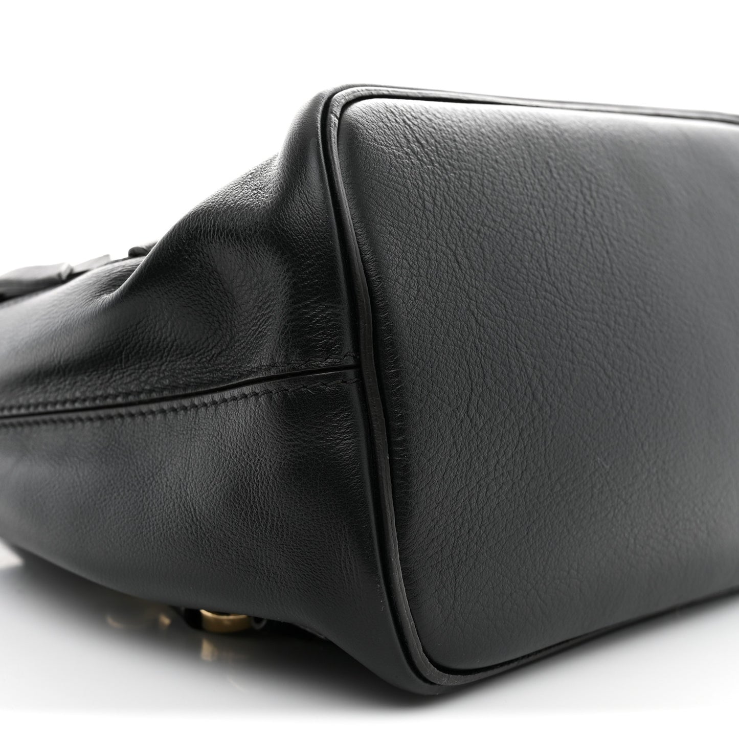 Suede Calfskin Medium Faye Backpack Black