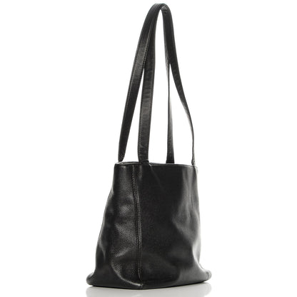 Chanel Calfskin CC Shoulder Bag Black 3 of 8
