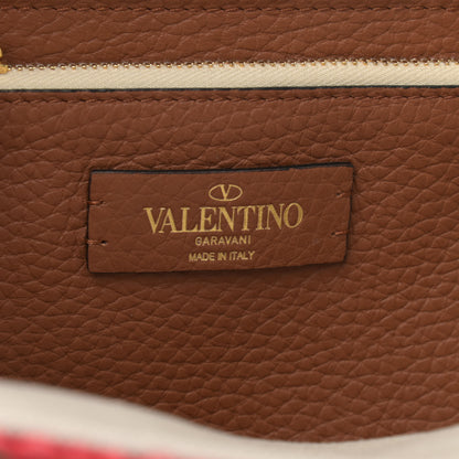Valentino Garavani Raffia Calfskin Rockstud Summer Tote Multicolor 6 of 10
