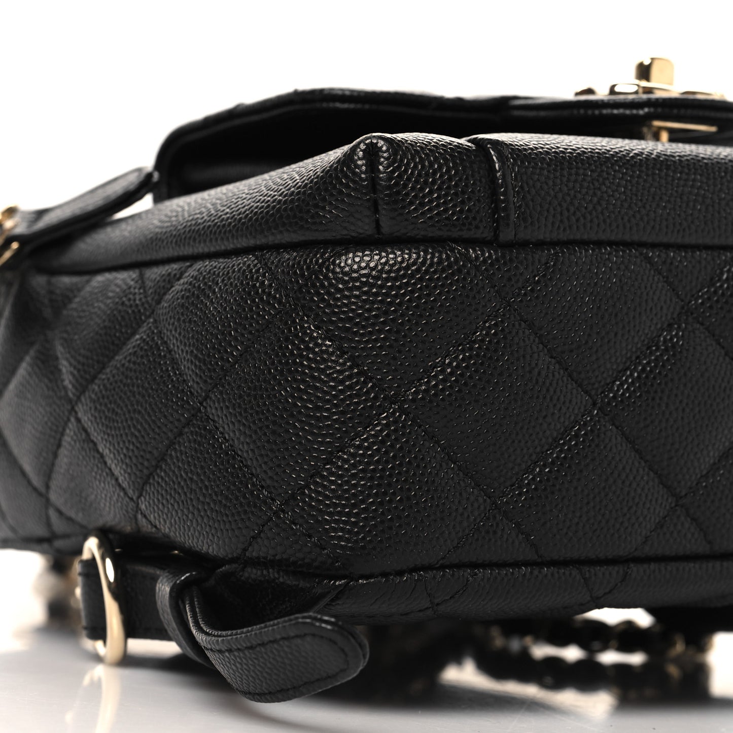 Caviar Quilted Small CC Day Backpack Black