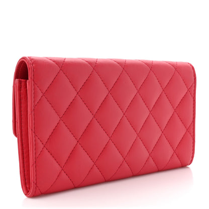 Chanel Calfskin Quilted 2.55 Reissue Flap Wallet Red 3 of 12