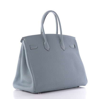 Hermes Togo Birkin 35 Ciel 3 of 11