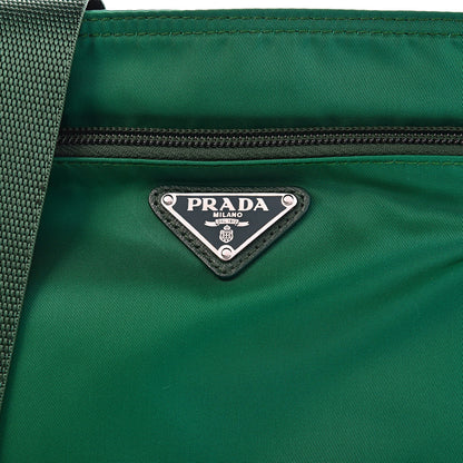 Prada Nylon Vela Flat Messenger Bag Oleandro 8 of 8