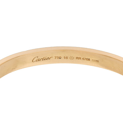 Cartier 18K Yellow Gold LOVE Bracelet 16 5 of 7