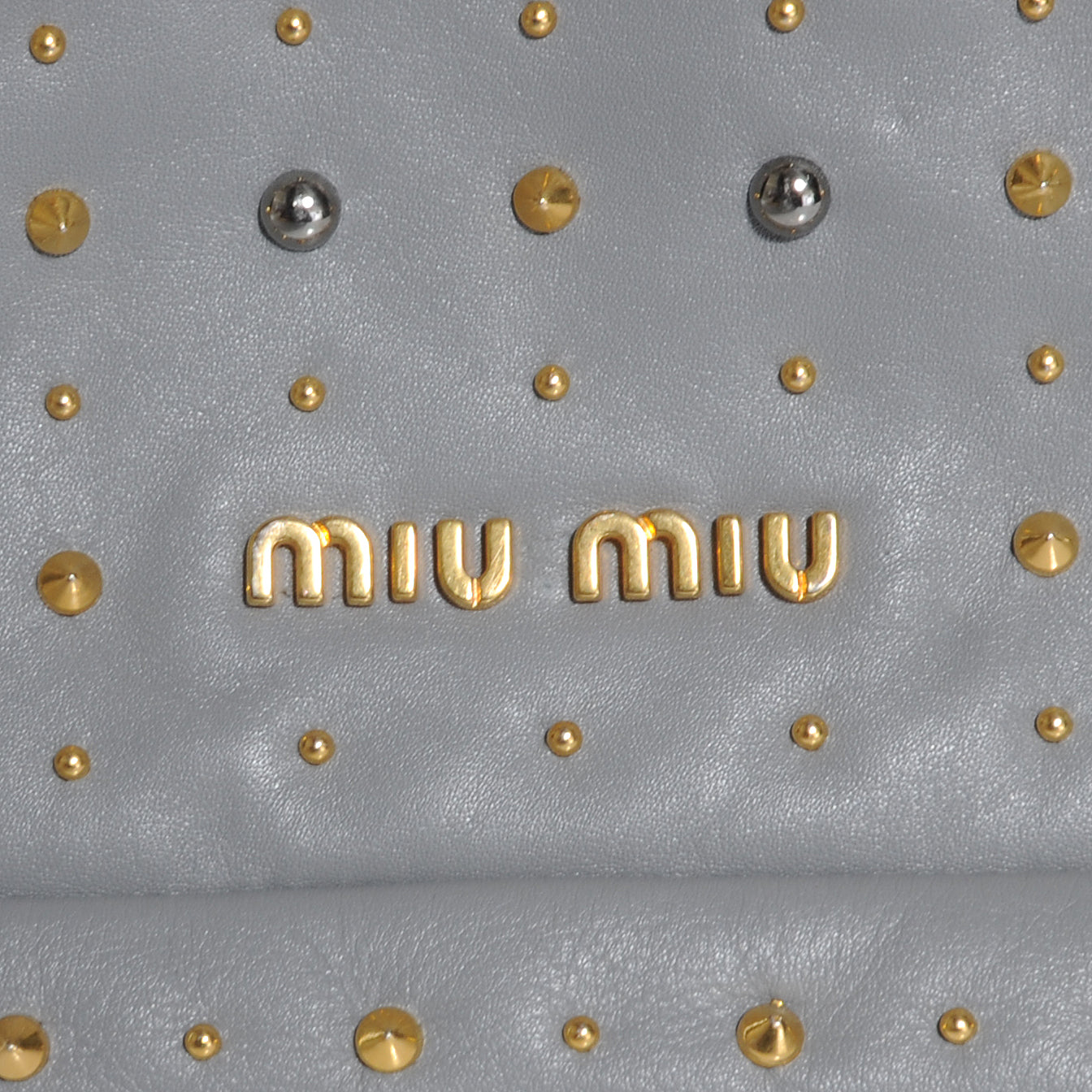 Soft Calf Studded Pochette Bag Nube