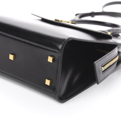 Saint Laurent Shiny Calfskin Small Uptown Tote Black 8 of 8
