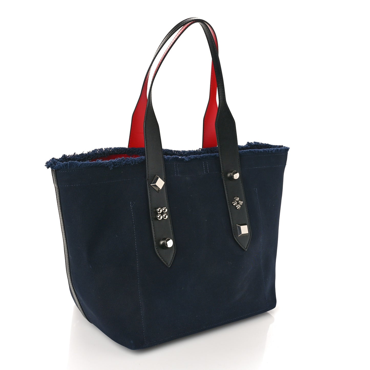 Denim Frangibus Printed Tote Dark Blue Multicolor