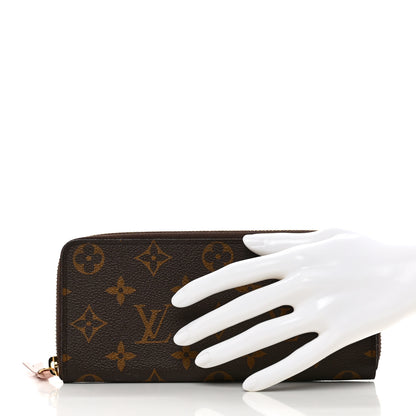 Louis Vuitton Monogram Clemence Wallet Rose Ballerine 2 of 6