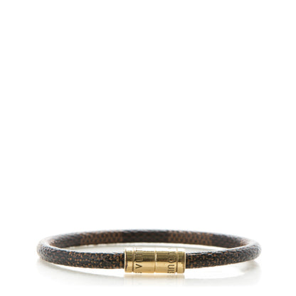 Louis Vuitton Damier Ebene Keep It Bracelet 19 1 of 3