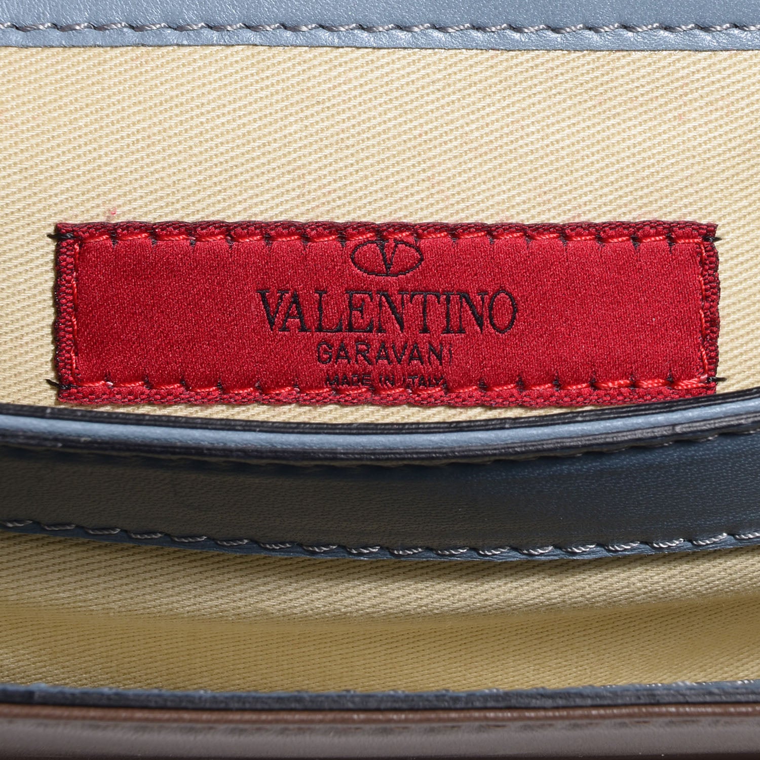 Valentino Garavani Nappa Colorblock Va Va Voom Shoulder Bag Sky Blue 6 of 8